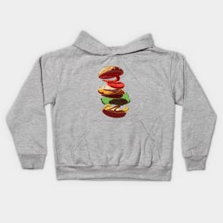 Burger time freeze Kids Hoodie